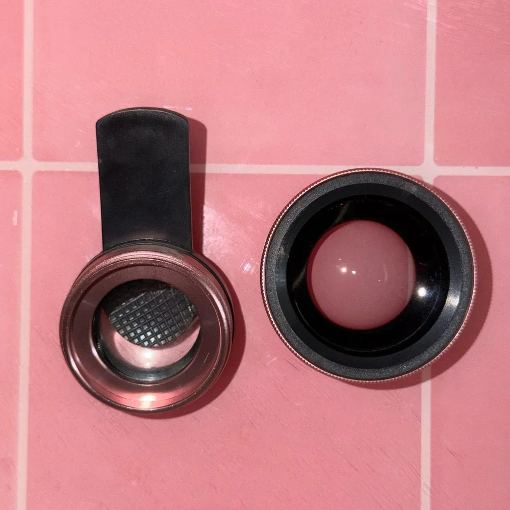 Universal 0.45X Wide Angle Lens with Macro Clip-On Smartphone Camera Kit